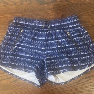 Athleta shorts with zipper pockets